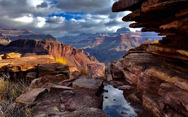 November Grand Canyon view