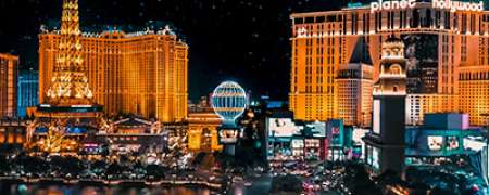 Vegas Strip Helicopter Flight at Night